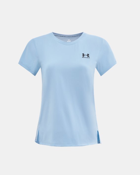 Women's UA Iso-Chill Wild Short Sleeve in Blue image number 0